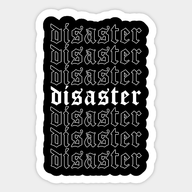 Disaster Aesthetic Soft Grunge Sad Eboy Egirl Gift Sticker by Alex21